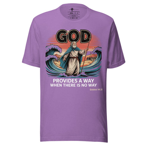 God Provides a Way Christian Bible Verse T-Shirt